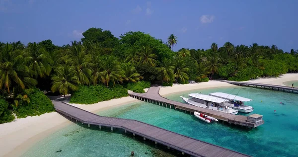 Maldivler Güzel Bir Manzaranın Havadan Görüntüsü — Stok fotoğraf
