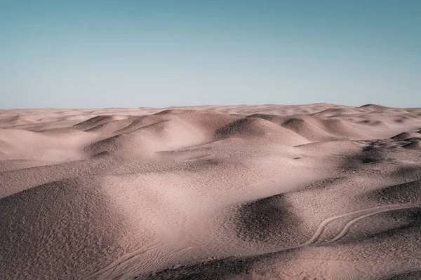 Una Vista Aérea Las Dunas Arena Colinas Desierto Gobi — Foto de Stock