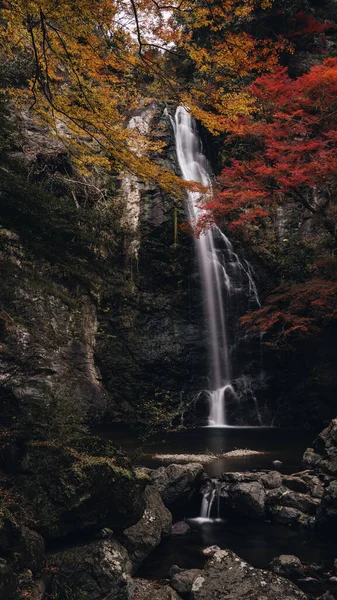 Uma Vista Hipnotizante Cachoeira Minoo Osaka Japão — Fotografia de Stock