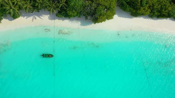 Una Vista Aérea Hermoso Paisaje Las Maldivas — Foto de Stock