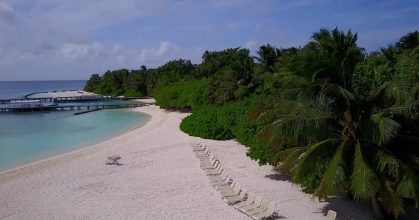 Untouched Paradise Island Maldives Washed Indian Ocean — Stock Photo, Image