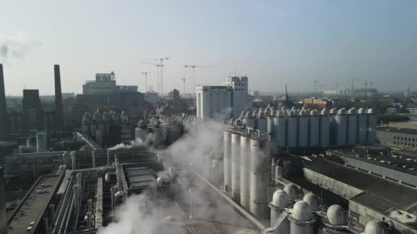 Dublin Rlanda Daki Guinness Bira Fabrikasının Hava Görüntüleri — Stok video