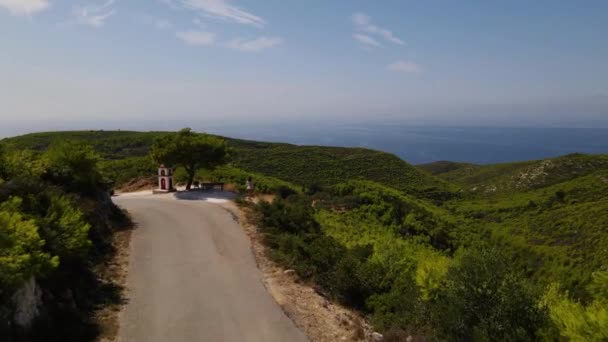 Όμορφη Θέα Στη Ζάκυνθο Ελλάδα — Αρχείο Βίντεο