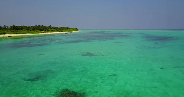 Мальдівах Мальовничий Пляжний Краєвид — стокове фото