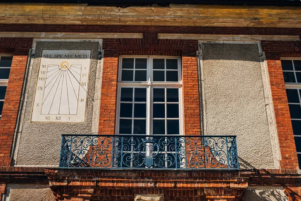 Una Vista Exterior Del Castillo Chateau Breteuil Choisel Francia Tiempo —  Fotos de Stock