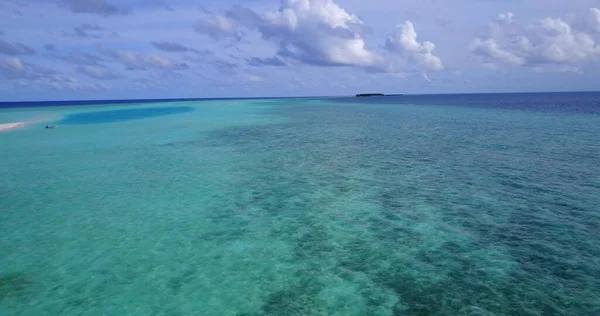 Красивый Морской Пейзаж Мальдивах — стоковое фото