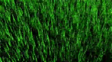 Güçlü hızlı rüzgârda esen bir düşük-polyester video oyunu çimeni 3 boyutlu animasyon grafikleri arka planı