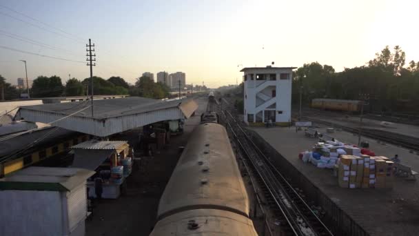 Cantt Järnvägsstation Karachi Pakistan — Stockvideo