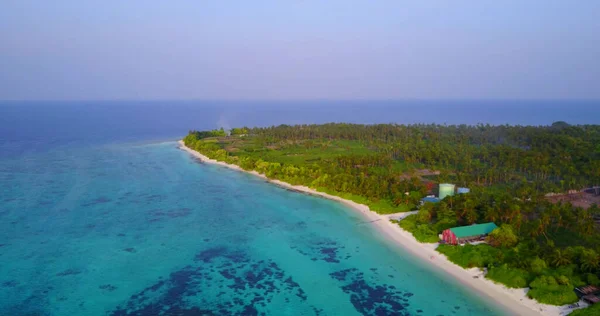 Veduta Aerea Paesaggio Alle Maldive — Foto Stock