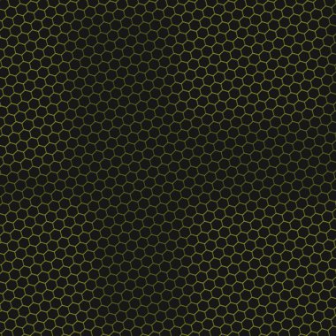 The white contour  honeycomb pattern wallpaper