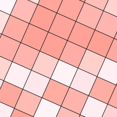 Arkaplan için pembe renkli geometrik kare desenlerinin soyut bir çizimi