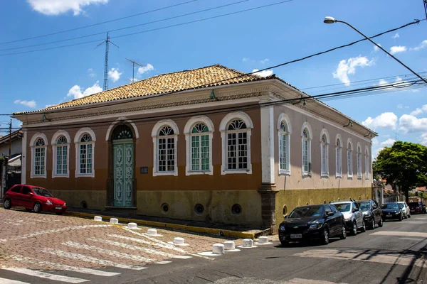 巴西圣保罗 Itu 2022年3月9日 房子的正面 在这所房子里 巴西王室住了下来 1884年11月13日 — 图库照片