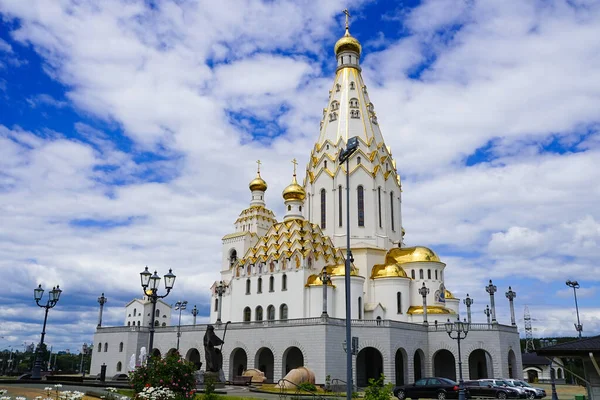 Уличный Пейзаж Минска Столицы Беларуси — стоковое фото