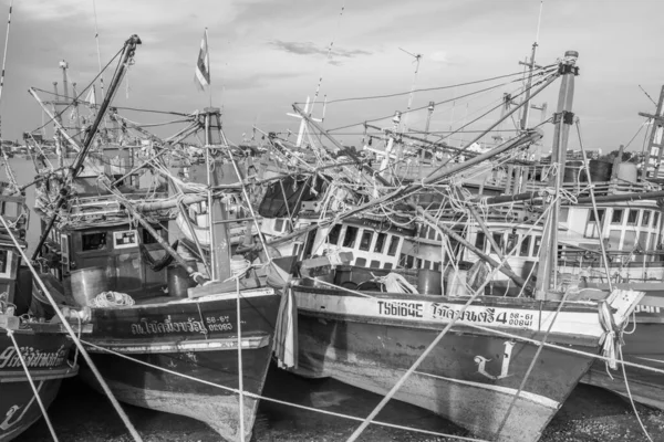 Barco Pesca Tailandés Muelle Tailandia Sudeste Asiático — Foto de Stock