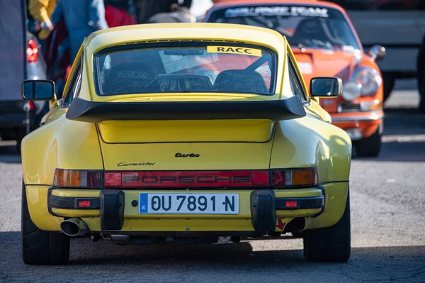 Carro Porsche 930 Turbo Racing Pista Montmelo — Fotografia de Stock