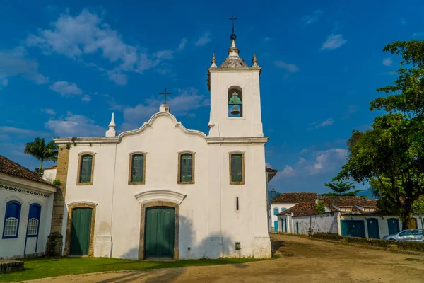 Una Hermosa Foto Iglesia Colonial Nuestra Señora Los Dolores Paraty —  Fotos de Stock