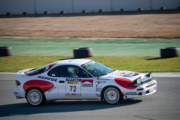 Toyota Celica Turbo 4Wd Racing Car Track Montmelo — Stock Photo, Image