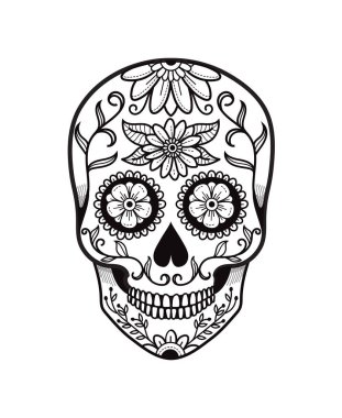 Ölü Şeker Kafatası Çizimi Günü