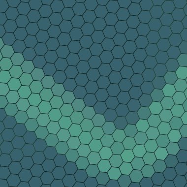 Yeşil renklere sahip soyut bir arkaplan tasarımının çizimi