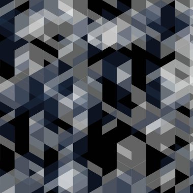 Arkaplan için üç boyutlu gri ve siyah soyut tasarım