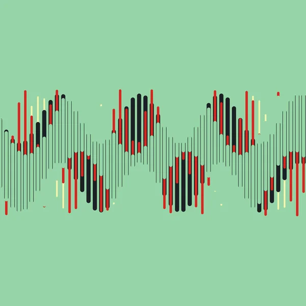 Una Ilustración Del Patrón Ondas Sonoras Abstractas Para Fondo — Foto de Stock