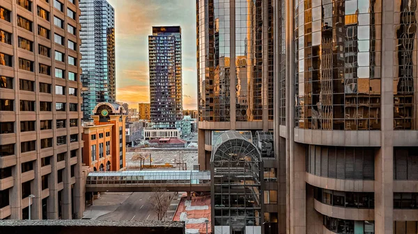 Gebäude Mit Blick Auf Die Stadt Calgary Kanada — Stockfoto