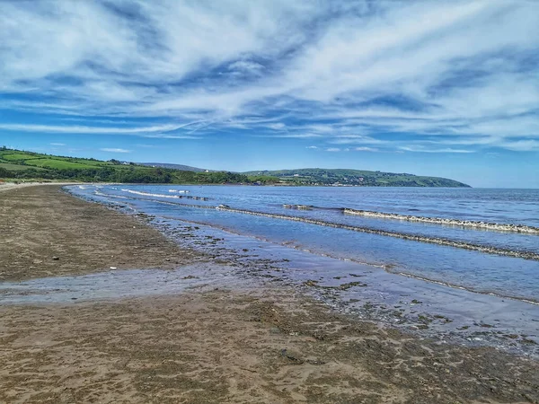 Una Hermosa Vista Las Cañadas Antrim Desde Playa Waterfoot Condado — Foto de Stock