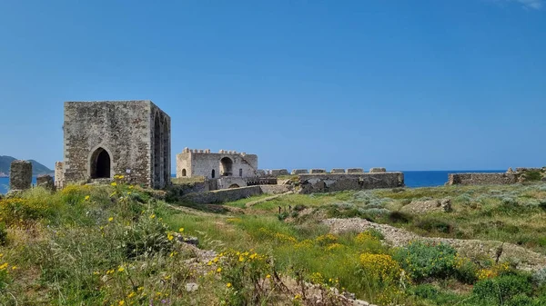 Eine Mittelalterliche Methoni Burg Messenia Peloponnes Griechenland — Stockfoto