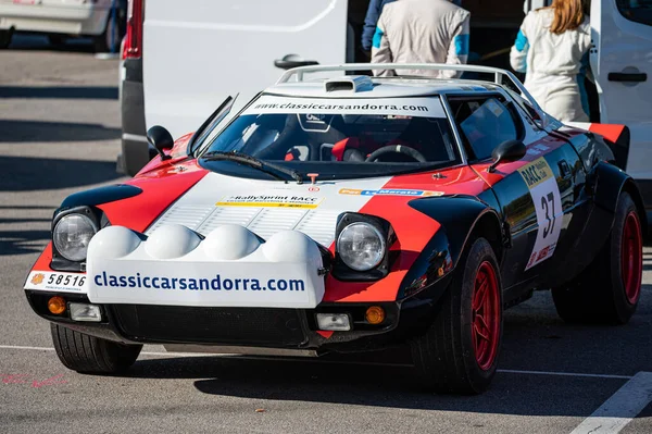 Coche Lancia Stratos Racing Pista Montmelo — Foto de Stock
