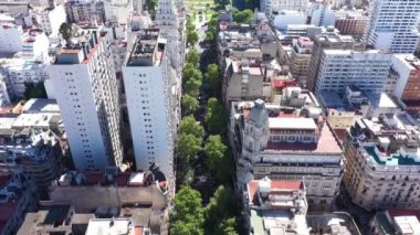 Arjantin 'in Buenos Aires caddelerinin kuş bakışı görüntüsü