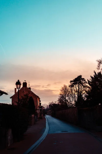 Vertical Shot Evening Street — Stock Photo, Image