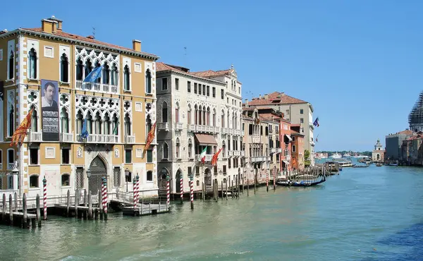 Canal Água Mar Adriático Veneza Itália — Fotografia de Stock