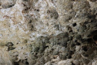 Kaba doğal taş yüzeyine yakın çekim.