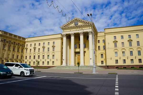 Beyaz Rusya Cumhuriyeti Nin Devlet Güvenlik Komitesinin Güzel Bir Manzarası — Stok fotoğraf