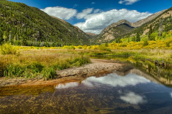 Pasmo Górskie Mumii Parku Narodowego Rocky Mountain Kolorado Usa — Zdjęcie stockowe