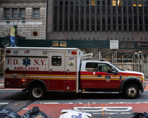 Camion Pattuglia New York New York — Foto Stock