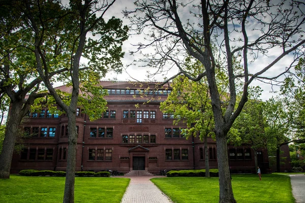 Ingang Van Harvard University Campus Verenigde Staten — Stockfoto