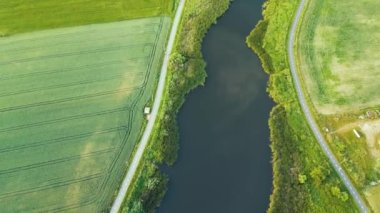 Wielkopolska, Polonya 'da göl manzarası