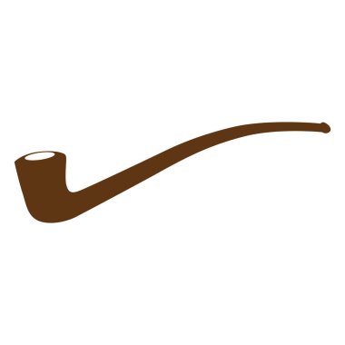 Boru simgesi. düz dizayn. vektör grafiği