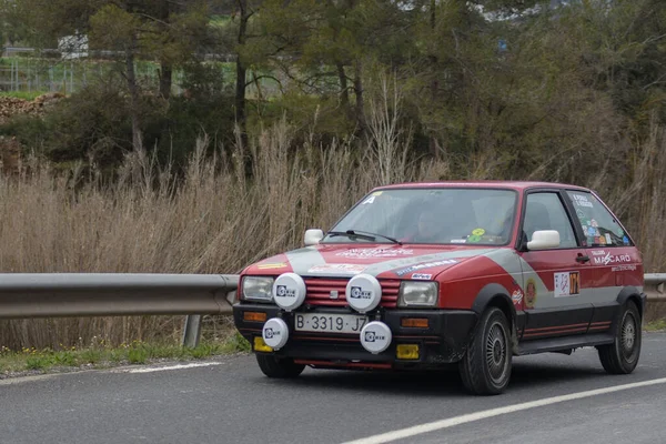 Typisches Spanisches Stadtauto Aller Zeiten Seat Ibiza — Stockfoto