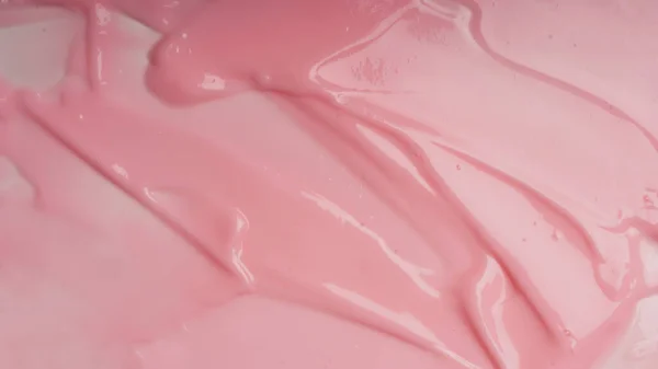 Een Roze Huidverzorgingsproduct Textuur Swat — Stockfoto
