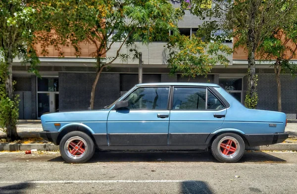 Coche Deportivo Rally Clásico Español Calle Asiento 131 — Foto de Stock