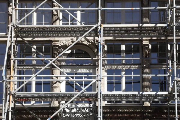 德国不来梅建筑工地的低角度 — 图库照片