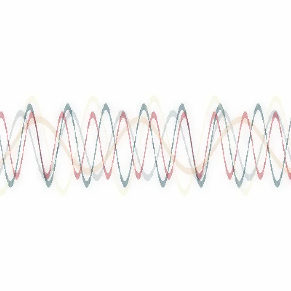 Illustrazione Del Modello Astratto Onde Sonore Sfondo — Foto Stock