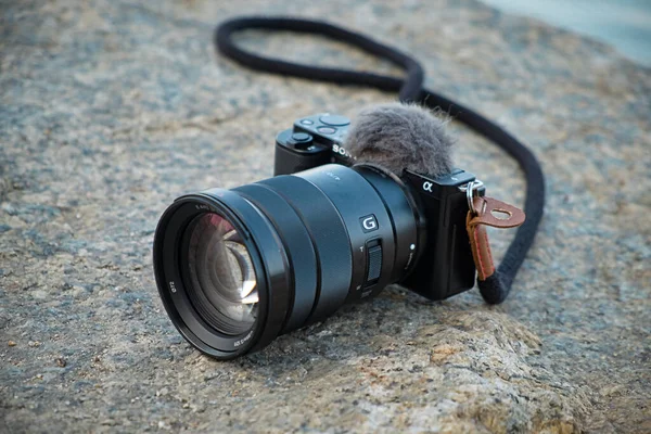 Een Professionele Sony Camera Grond — Stockfoto