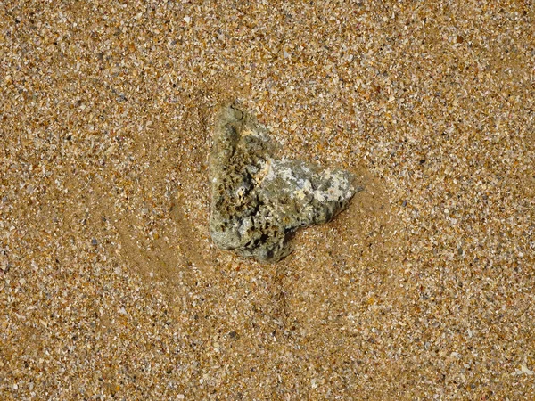 卡迪兹 海滩上沙滩上的心脏 — 图库照片