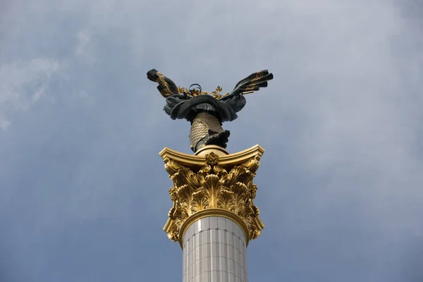 Pomnik Niepodległości Rynku Majdanu Kijów Ukraina — Zdjęcie stockowe
