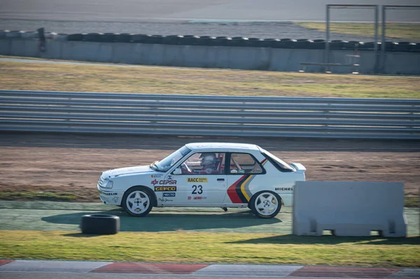 Peugeot 309 Gti 16V Racing Car Track Montmelo — Stock Photo, Image