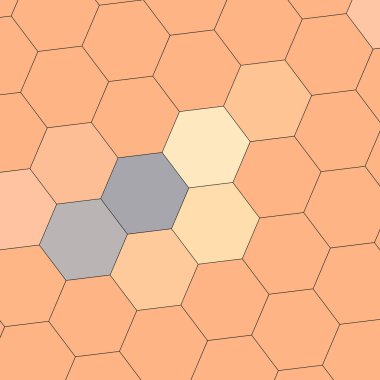 Parlak renklere sahip soyut bir arkaplan tasarımının çizimi