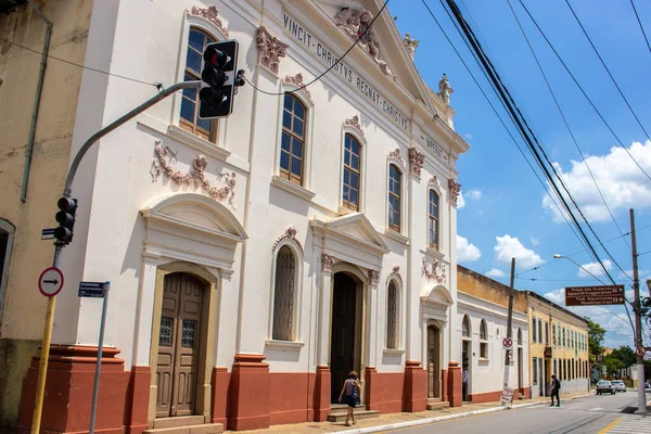 Іту Сан Паулу Бразилія Березень 2022 Facade Bom Jesus Church — стокове фото
